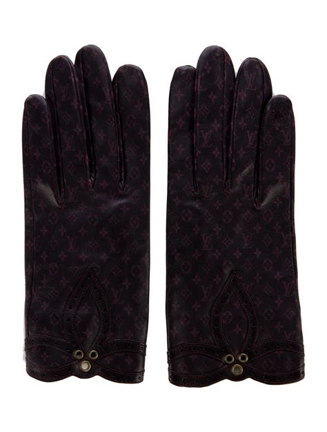 louis vuitton womens leather gloves|louis vuitton damier gloves.